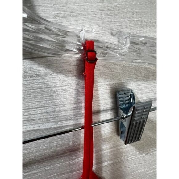 Socialite Lace Trim Red V-Neck Cami Tank Top XS - Picture 9 of 9